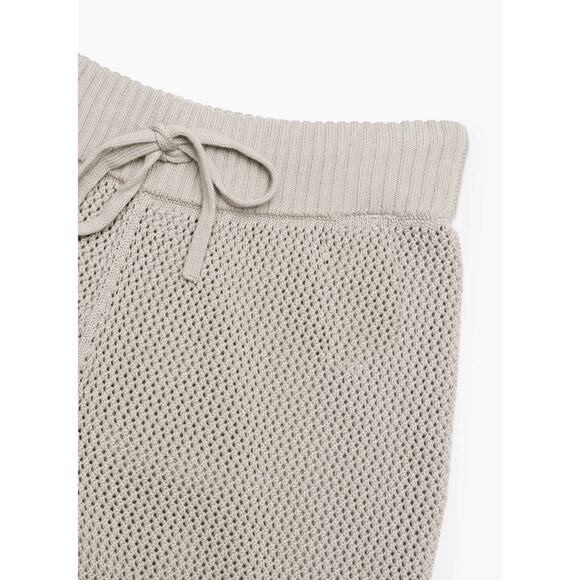 NWT XL Aritzia TNA Feliz Pant Mid-rise wide-leg knit pants - Picture 3 of 11